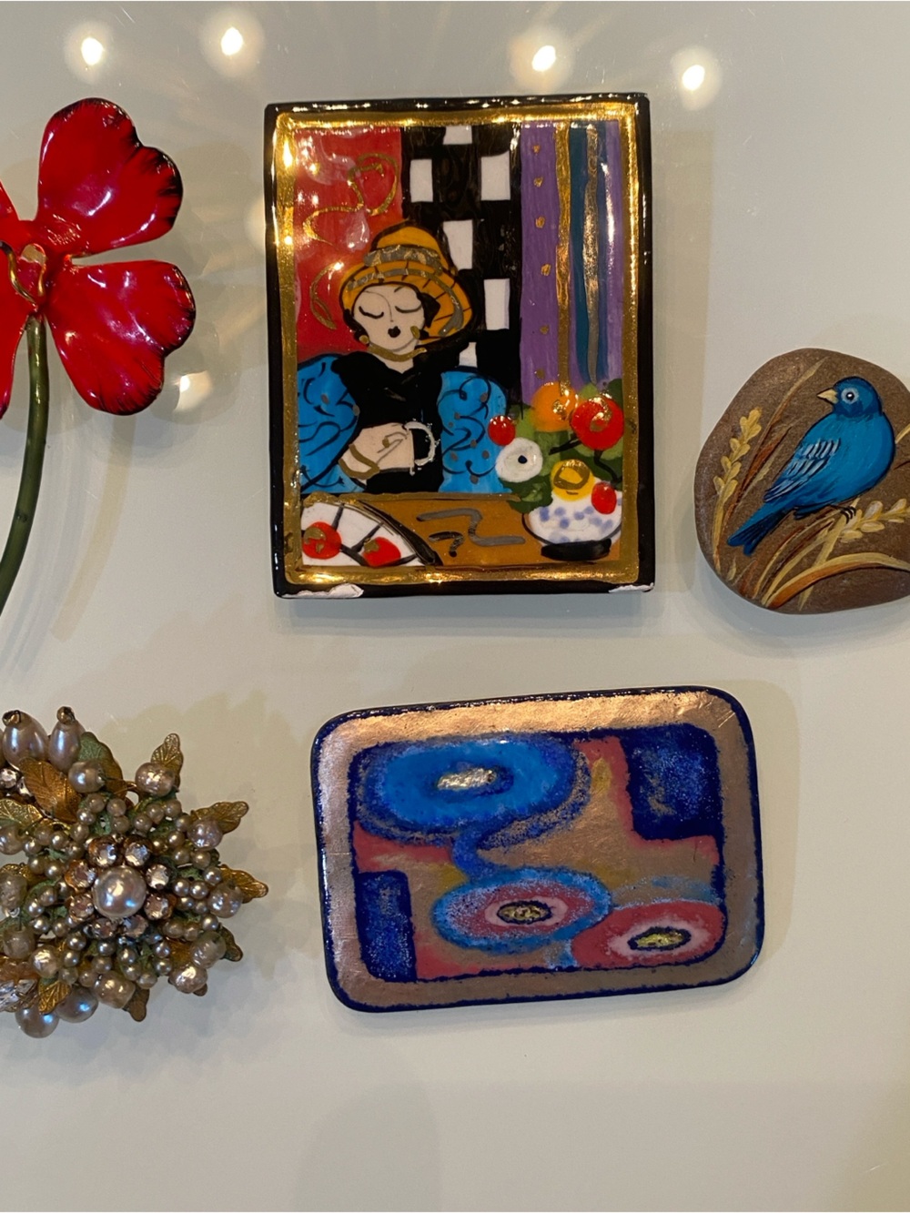 Vintage Signed Brooch Lot - Original by Robert, Laura Mostaghel, Odette Artisan